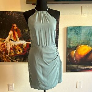 A&F Silky Teal Dress - Sexy - Stylish - Flattering AF 🔥 Great for any occasion